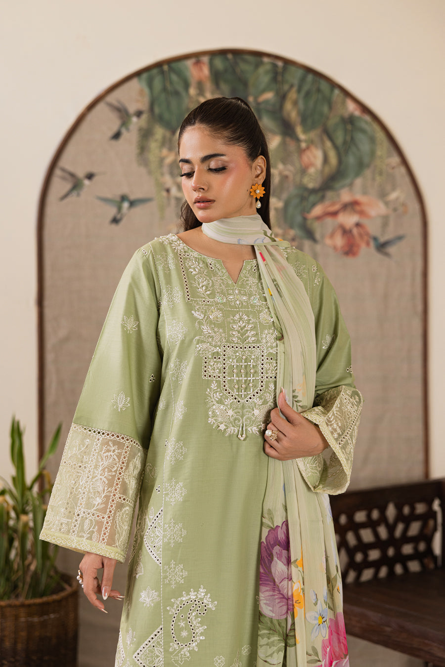 Prehnite-Luxury Pret (3PC)
