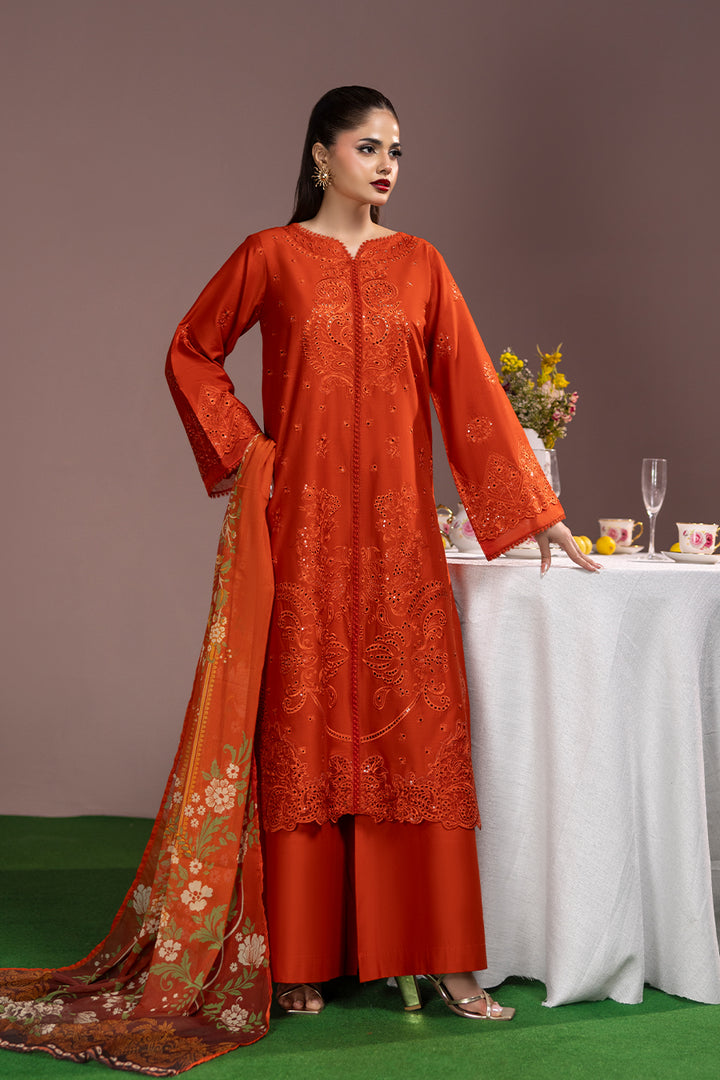 Fire Opal-Luxury Pret (3PC)
