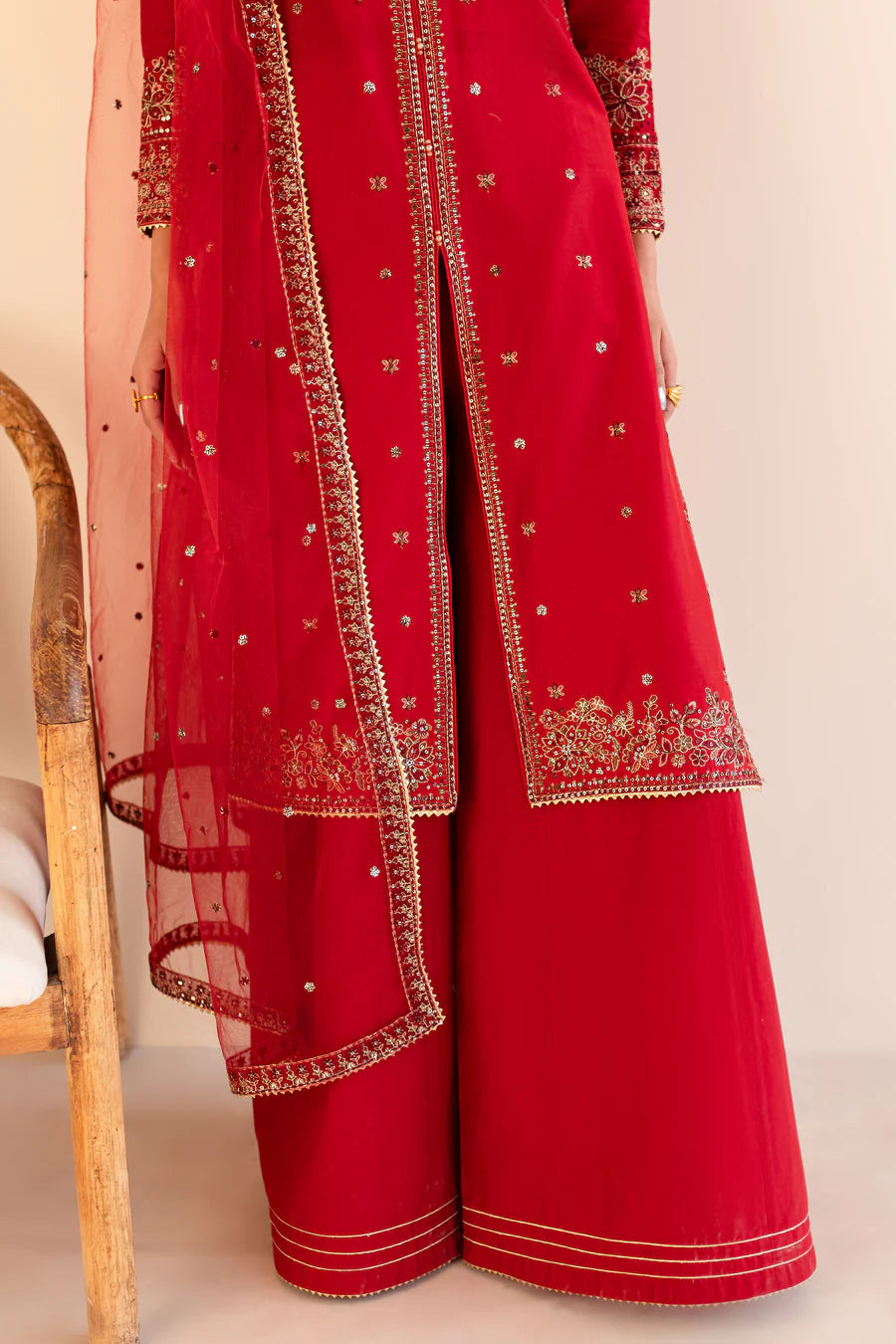 Shanaya - 3 PC Embroidered Dress