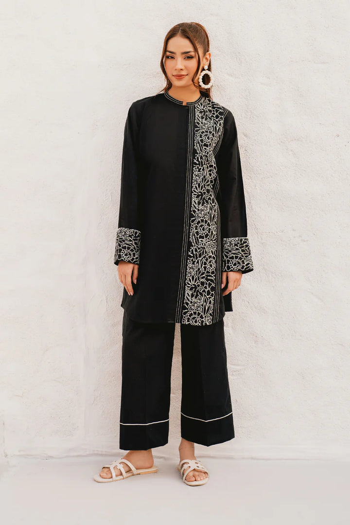 Zarqash - 2 PC Embroidered Dress