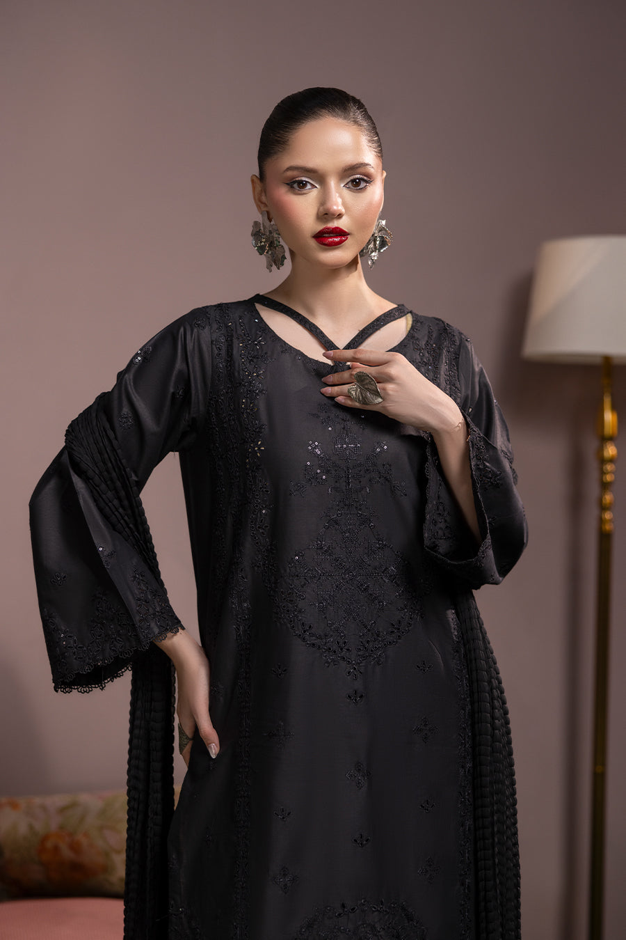 Obsidian-Luxury Pret (3PC)