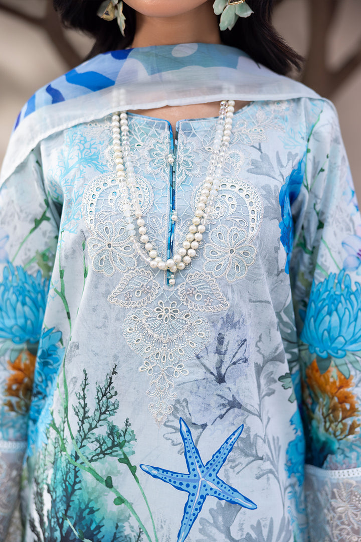 UNDER SEA – Printed Luxury Pret (3Pcs)