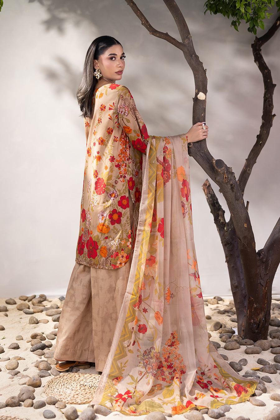 SORELLE– Printed Luxury Pret (3Pcs)