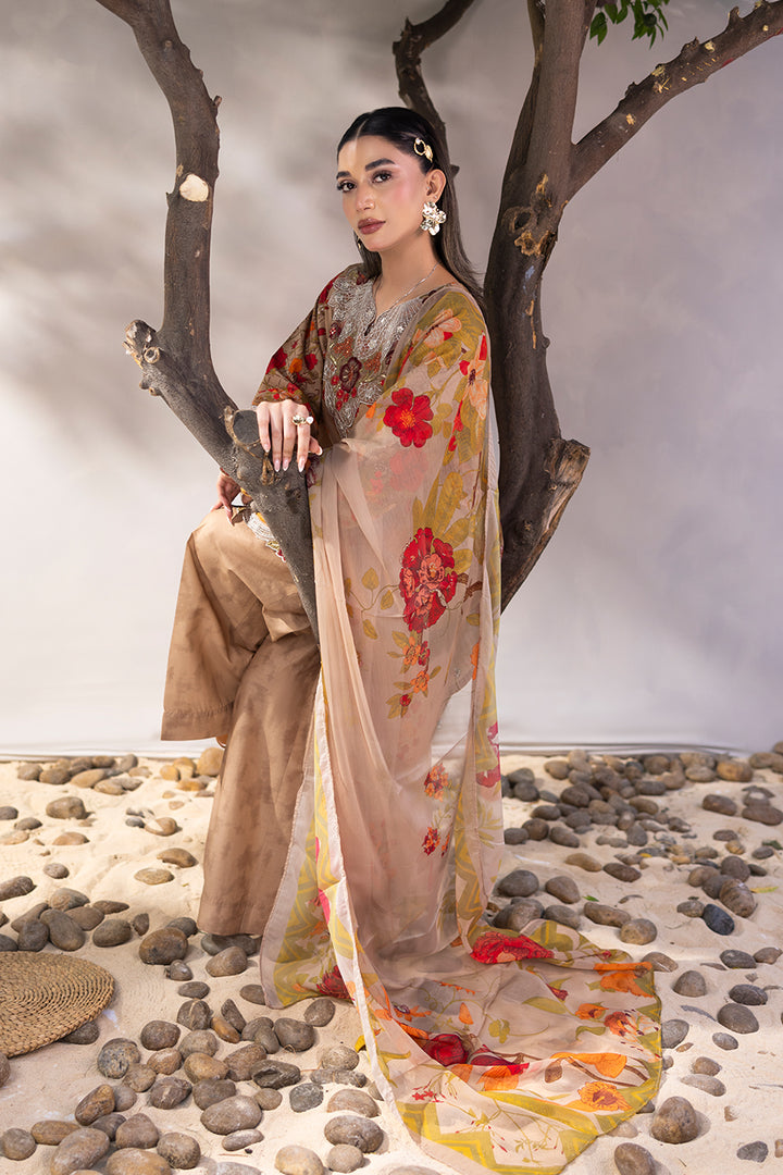 SORELLE– Printed Luxury Pret (3Pcs)