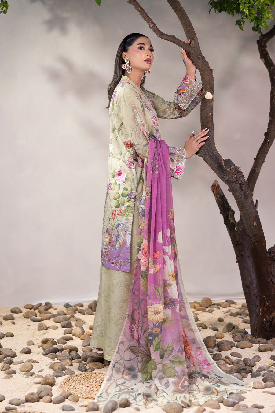 RAYA – Printed Luxury Pret (3Pcs)