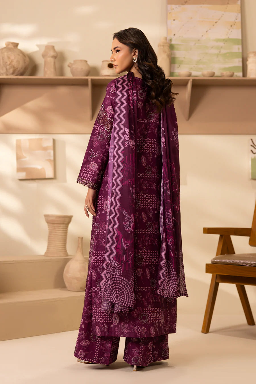 Blushing - Printed Luxury Pret (3PC)