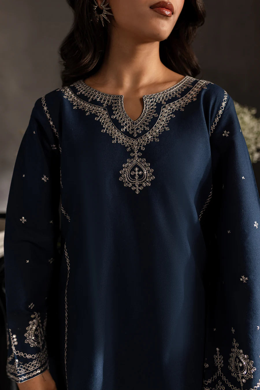 Midora - 2 PC Embroidered Dress