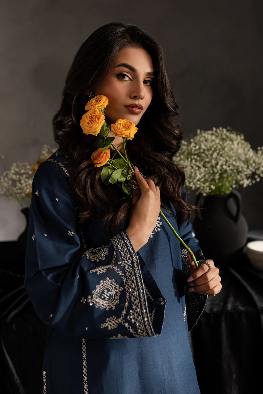 Midora - 2 PC Embroidered Dress