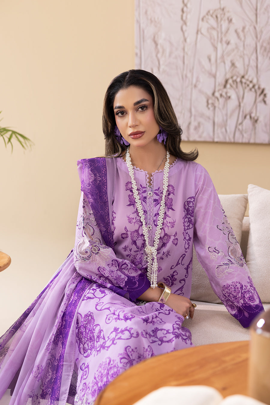 ORCHID – Printed Luxury Pret (3Pcs)