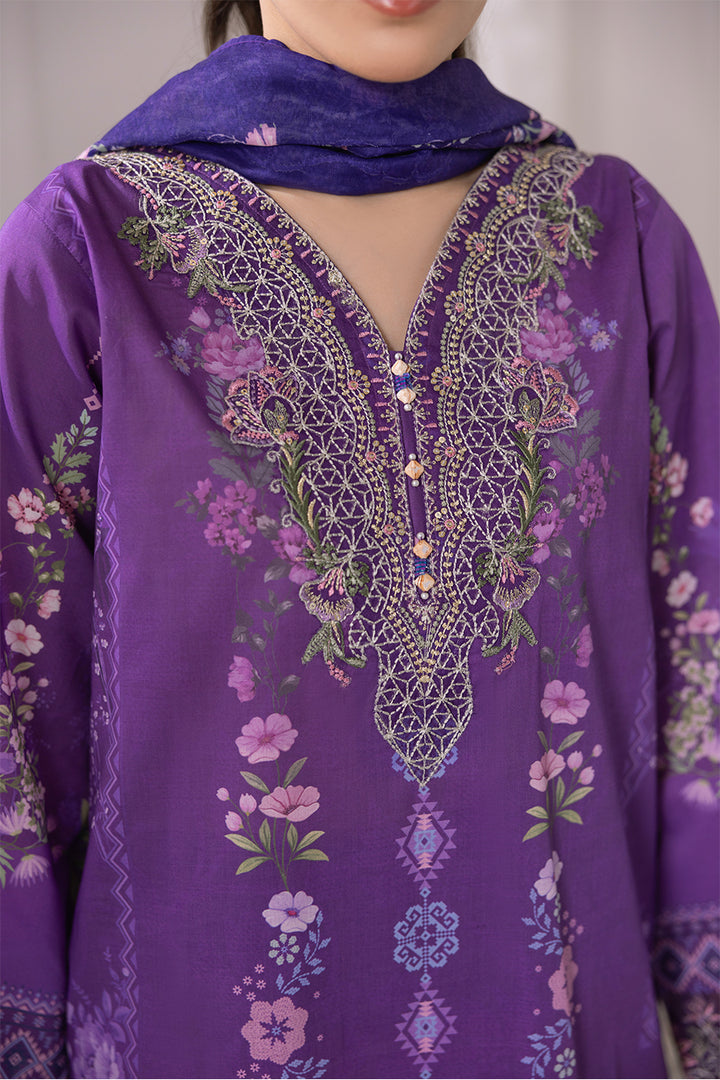 Zinnia- Printed Luxury Pret(3Pcs)