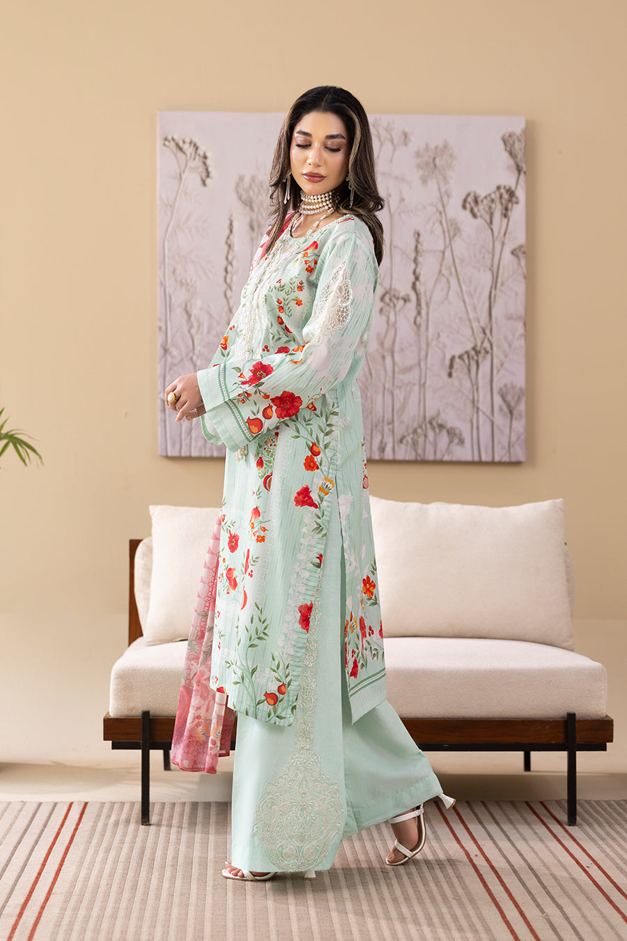 NIRA – Printed Luxury Pret (3Pcs)