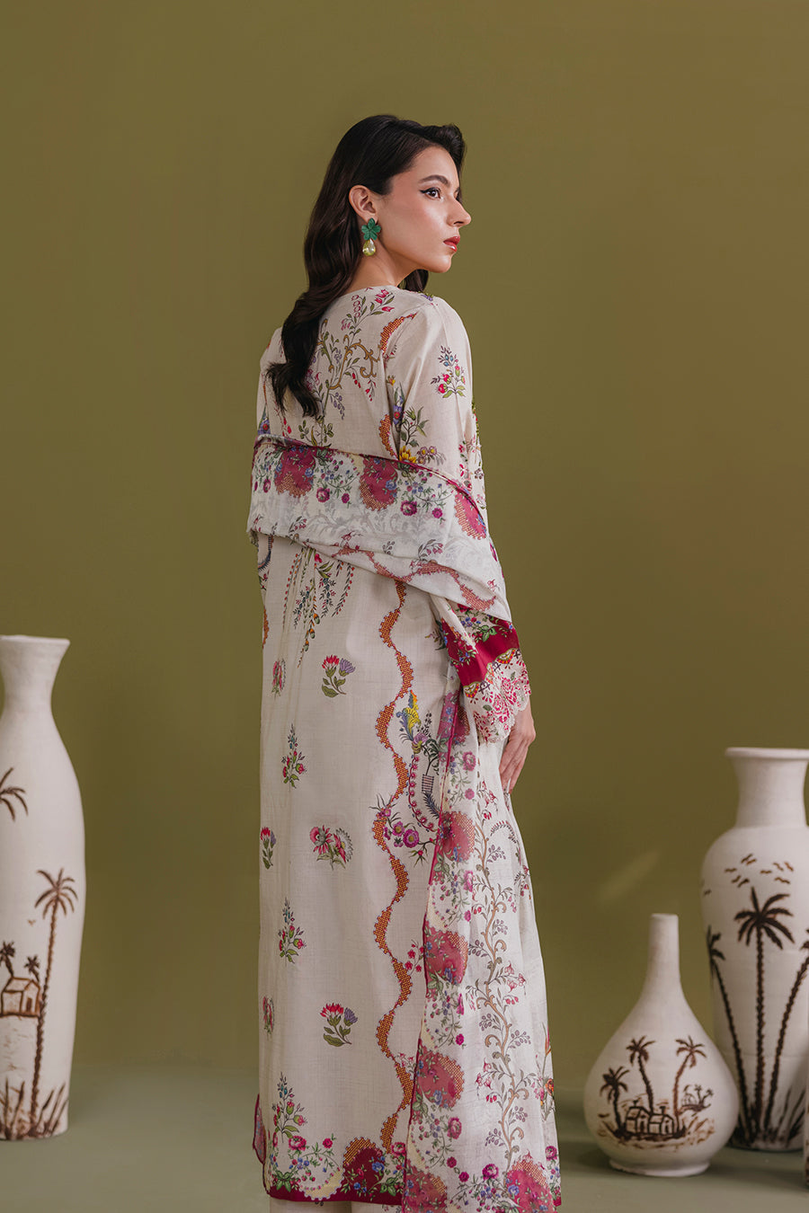 Rosie- Printed Luxury Pret (3Pcs)