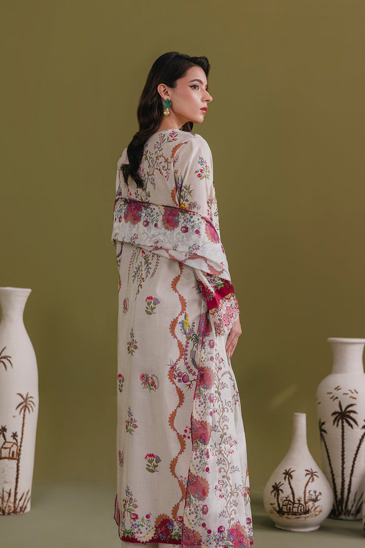 Rosie- Printed Luxury Pret (3Pcs)