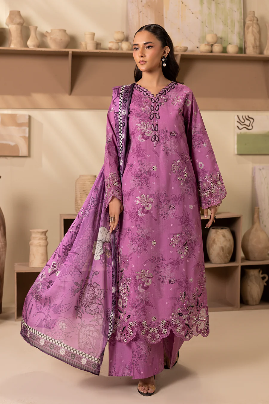 Midnight - Printed Luxury Pret (3PC)