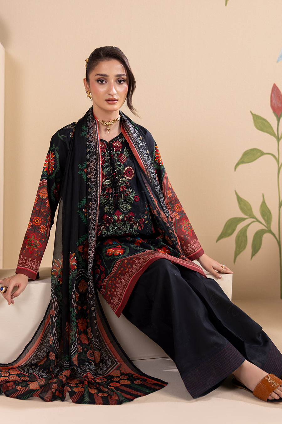 ZARINA – Printed Luxury Pret (3Pcs)