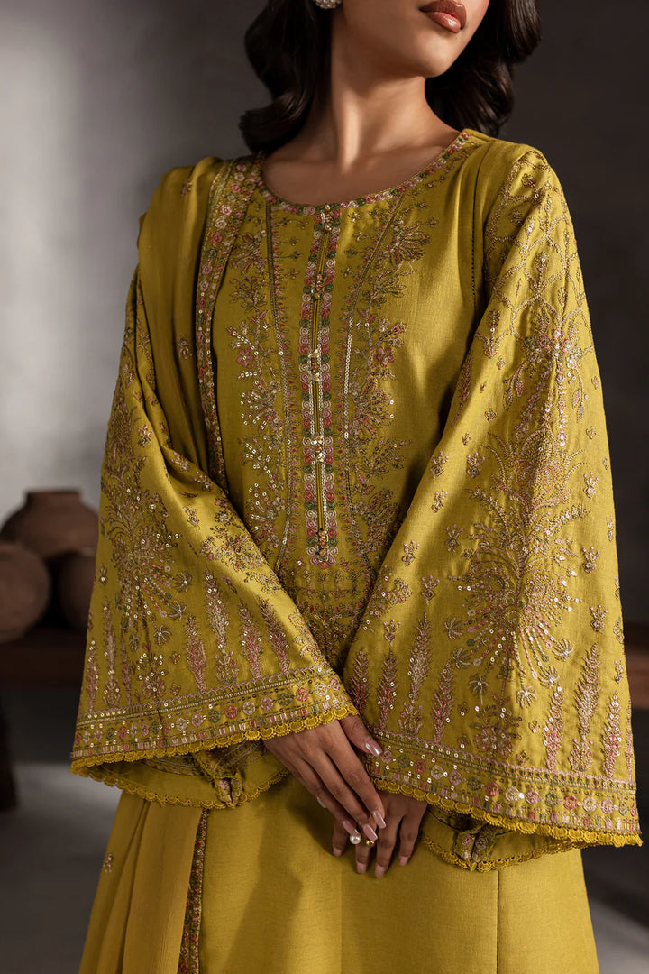 Mellow - 3 PC Embroidered Dress