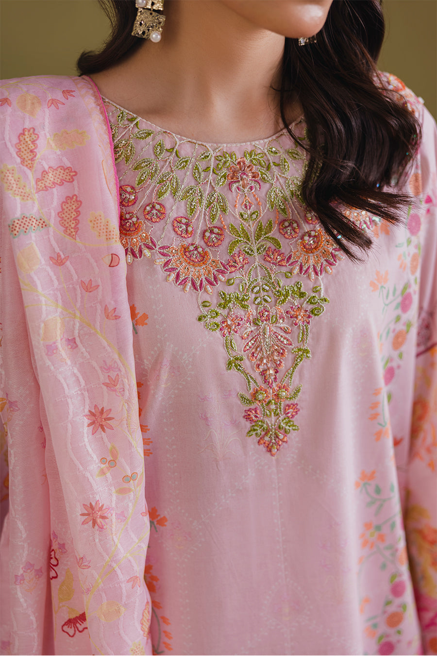 Ember - Printed Luxury Pret ( 3Pcs )