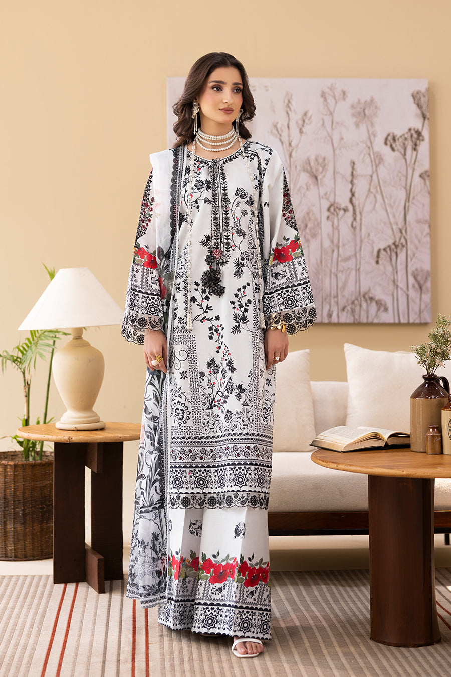 PEARL – Printed Luxury Pret (3Pcs)